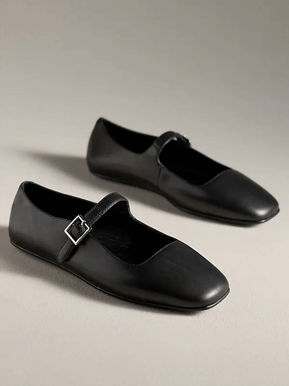 Jeffrey Campbell Black Mary Jane Flats